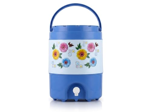 Image of 20 Litre Insulated Water Camper with Leak-Proof Spigot - Premium Food-Grade Plastic Cool Jug with Comfort-Grip Handle - Longer Temperature Retention for Home, Office, Travel, and Outdoor Events