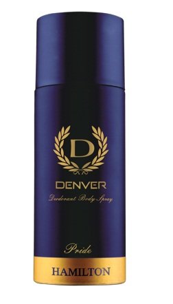 Denver Hamilton Deodorant Spray For Unisex, 165Ml