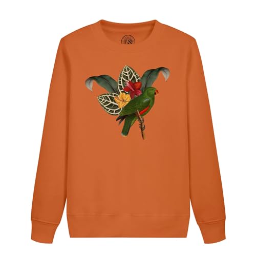Sweat enfant motif oiseau exotique parfait pour les sorties nature et école