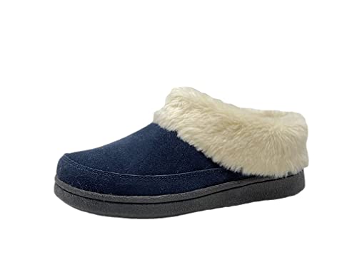 Clarks Women's Faux Fur Clog Indoor and Outdoor...