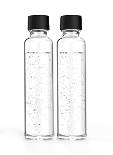 Preisvergleich Produktbild Sodapop Glasflaschen-Set Logan, Ersatzflaschen ausschließlich geeignet Wassersprudler Logan, 2x 600 ml