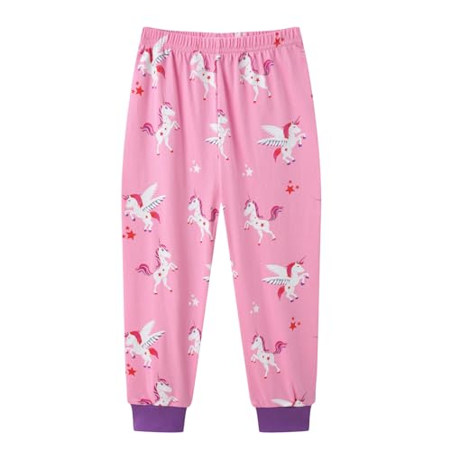 Smazero Little Girls Unicorn Pyjamas Sets Cotton Long Sleeved Pajamas Christmas Pjs for Kids 3-8 Years Sleepwear - Image 3