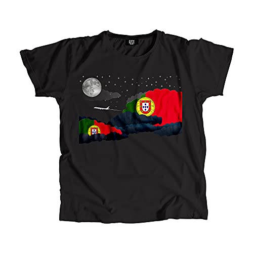T-shirt Portugal Night Clouds streetwear ample vêtement de nuit