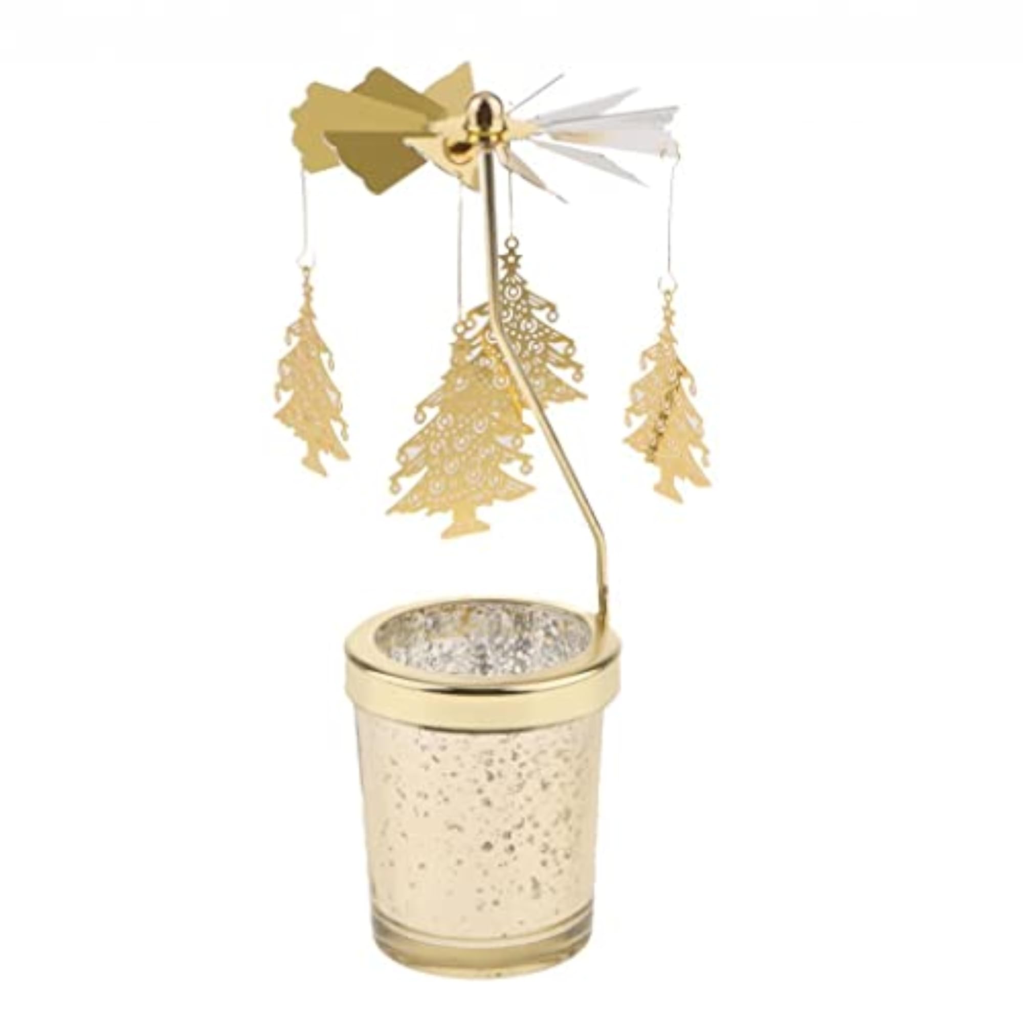 Romantic Rotating Candle Holder Stand