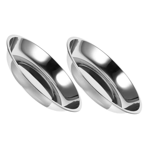 Abaodam 2個 製ペット用フードボウル 大容量 食べやすい設計 滑らか表面で簡単洗浄 犬用携帯可能フード容器 ペットの快適な食事体験に