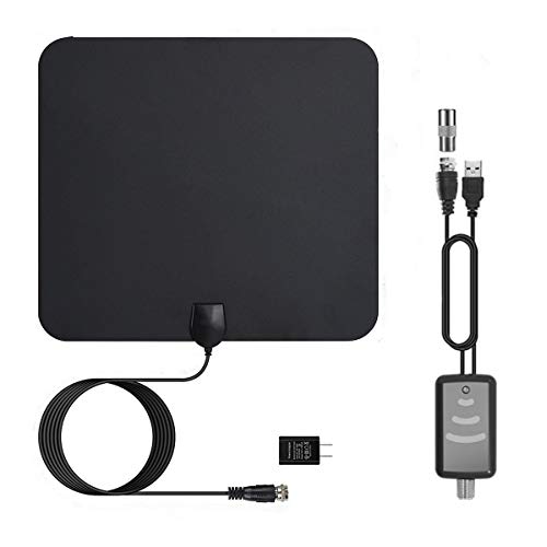 [Newest 2020] HDTV Antenna Digital Amplified HD TV Antenna 50-80 Mile Range 4K