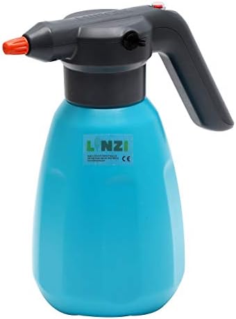 LINZI Automatic Electric Garden Sprayer 2L, Battery Powered USB Rechargeable with Adjustable Nozzel for Gardening, Flower Watering, Sterilizating, Insect Killer Pest Control, Blue