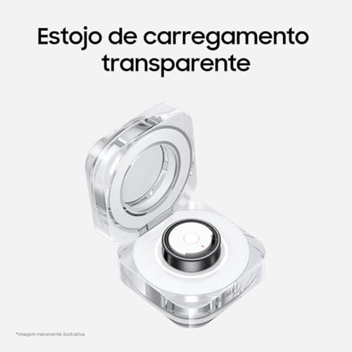 Samsung Galaxy Ring Tamanho 10, Monitor de treino, rastreador de sono, bateria de até 7 dias, Materi