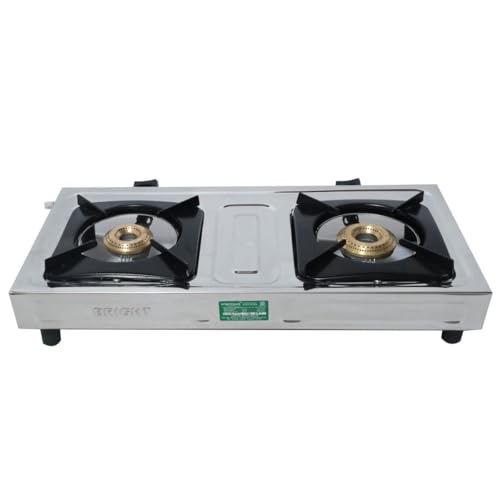 Brightflame - ECO 2 Burner Stainless Steel Gas Stove – Heavy-Duty, Energy-Efficient, Easy to Clean – Ideal for Home & Outdoor Cooking (CI Burner) - Image 5