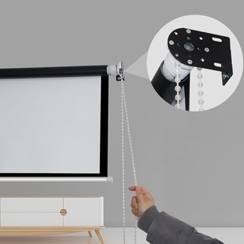 Pantalla de proyección manual 72" 4:3 portátil miniatura 5
