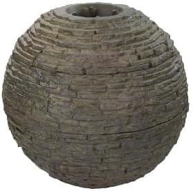 Medium Stacked Slate Sphere