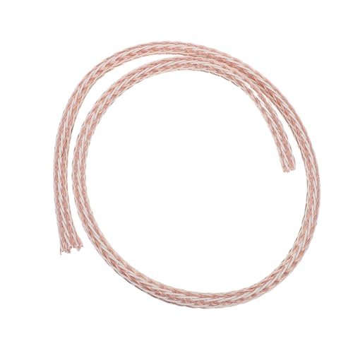 Cable de altavoz helicoidal de 1m que mejora la claridad del sonido del amplificador
