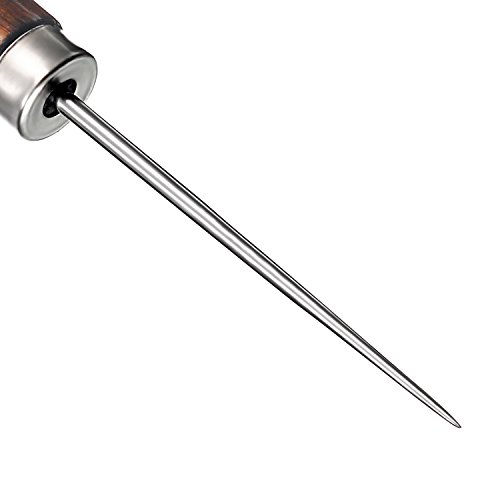 4 Pack Awl Tool Gourd Shape Wooden Handle Scratch Awl Tool Pin Punching For Leather Craft Cloth Pouch Hole Diy Handmade Maker Tool #TOP5