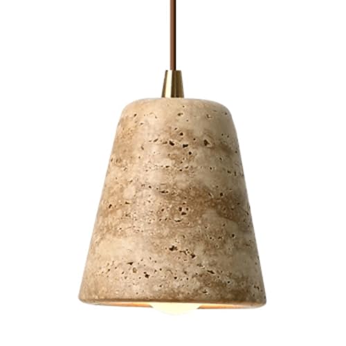 Plafonnier suspendu en marbre pour illuminer chaleureusement votre balcon