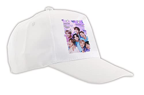 Gorra Blanca BTS Grupo Permission to Dance on Stage Color Cap.