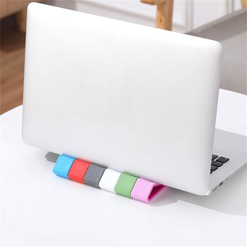 Soporte ergonómico ajustable para laptop con ventilación miniatura 3