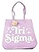 Sigma Sigma Sigma Retro Pom Pom Tote Bag