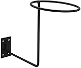 Größe: ( Ca. ) 16.5 X 20 CM Wandhalterung Display Rack Motorrad Helm Hut Rack Perücke Kugel Aufbewahrung Halter Schwarz Display Aufhänger - Schwarz