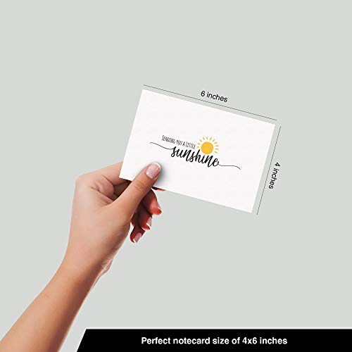 Dessie 30 Fun Thinking Of You Cards With Envelopes. 30 4X6 Inch Note Cards With Envelopes Set - Blank Inside. 6 Unique Designs. Assorted Color Envelopes And Gold Seals. Sturdy Storage Box #TOP2