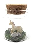 Mini Unicorn Desk Pet White with Adoption Certificate Novelty Desk Decor