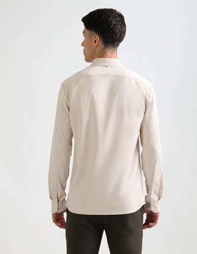 Image of Arrow New York Men's Solid Slim Fit Shirt
