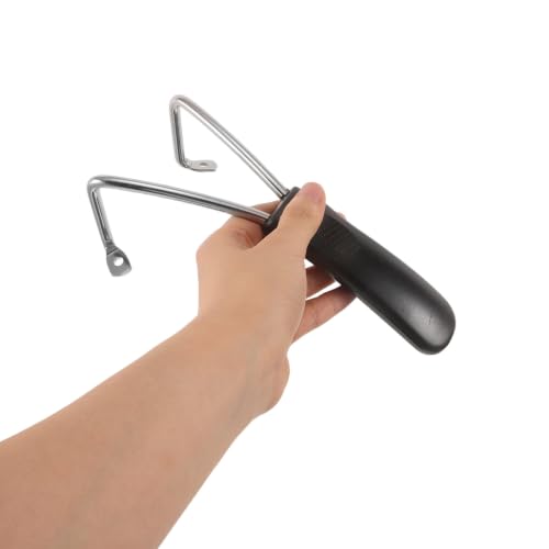 VICASKY Cesta de Freidora con Mango Desmontable de Acero Inoxidable y Plástico, Mango Antideslizante para Freidora de Aire y Cesta de Freidora, Fácil de Instalar para Alto Contador miniatura 4