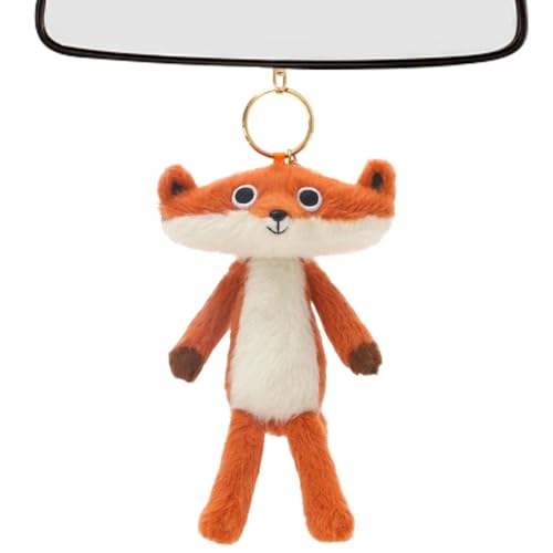 Cadena de llave de muñeca rellena, cadena de llave de muñeca de peluche de 6 pulgadas, divertido bolso de mano, colgante para el hogar, accesorio de moda para colección de cumpleaños