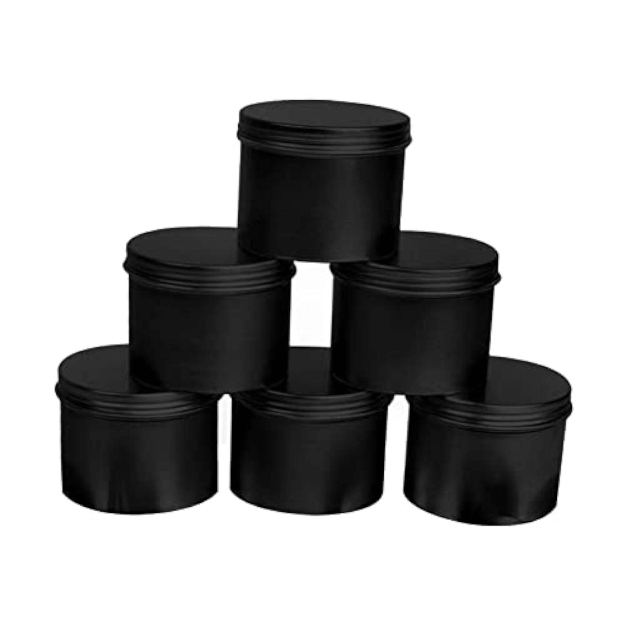 5x6Pcs Protable Aluminum Box 150ml Storage for Cosmetics Coffee Candle Making