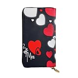 Pidgazdfgv Happy Valentine's Day Damen-Geldbörse, RFID-blockierend, Leder, Reißverschluss, Handy, Clutch, großes Fassungsvermögen, Reise-Geldbörse, Geschenke