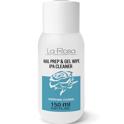 LaRosa Nagel Cleaner 150ml - Isopropanol IPA Nagelentfetter - Nagel Entfetter für Polish, Gele, Hybride und Pinsel - NAIL PREP & GEL WIPE - IPA CLEANER - Nail Cleaner Gelnägel