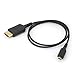 Produktbild CGPRO Hyper-Thin Super Flexible HDMI Cable A Male to D Male 2FT/60cm (HDMI Male to Mini HDMI Male) V1.4 for Gimbal, Drones, DSLR, Mirrorless 4K UHD