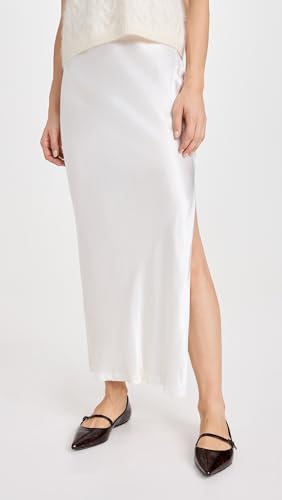 Enza Costa Women's Satin Bias Skirt2