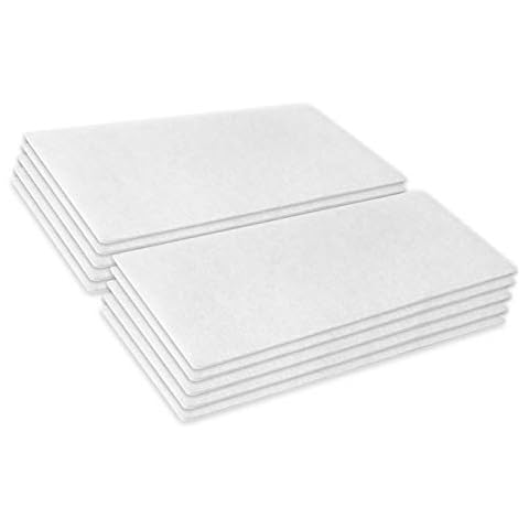 Kenekos - 20 Mikrofilter/Luftfilter/Abluftfilter/Microfilter/Filtermatte zuschneidbar ca. 190x90mm / kompatibel mit diversen Miele Bodenstaubsauger Cover