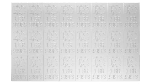 One Gram Pure Silver Bar Divides to 15 One Grain Bars .999 Fine Silver Snaps Apart