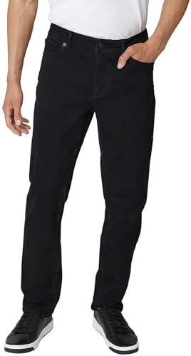 DKNY Men's Duane Straight Fit Jeans (as1, Waist_Inseam, Numeric_36, Numeric_32, Black)