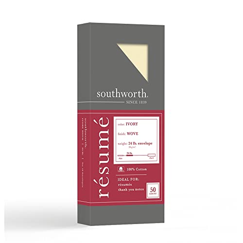 Southworth® 100% Cotton & 100% Recycled Envelopes, #10 (4 1/8
