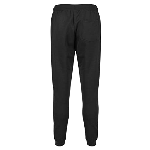 Iron Mountain Herren Jogginghose Umweltfreundliche Jogginghose aus recyceltem Garn, Jogger, Trainingshose mit Bündchen, Schwarz, M
