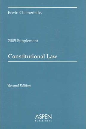Constitutional Law 2005 0735551375 Book Cover