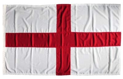 St George/England Flag Fully Sewn with Rope and Toggle 5'x3' 152cmx91cm