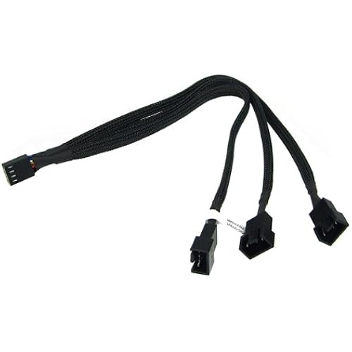 Phobya 3-Way PWM Splitter Cable (Power 3 PWM Fans from a Single Connection!)