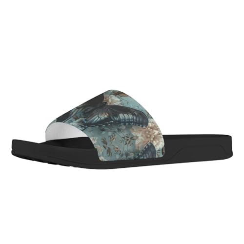 Howilath Novelty Animals Pattern Women's Slide Sandals, Casual Soft Sole Open Toe Non-Slip Single Band Slide Sandals3