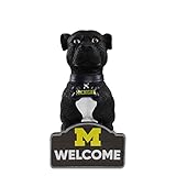 FOCO Michigan Wolverines NCAA American Staffordshire Terrier Statue