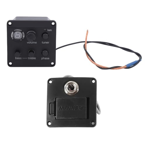 Orivin Ensemble de micros pour guitare acoustique, préamplis, égaliseur 3 bandes, Fishman ISYS,...