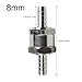 Hardware For Unidirectional aluminum alloy check valve 6/8/10/12mm fuel air water pipe hose Tools(6mm)