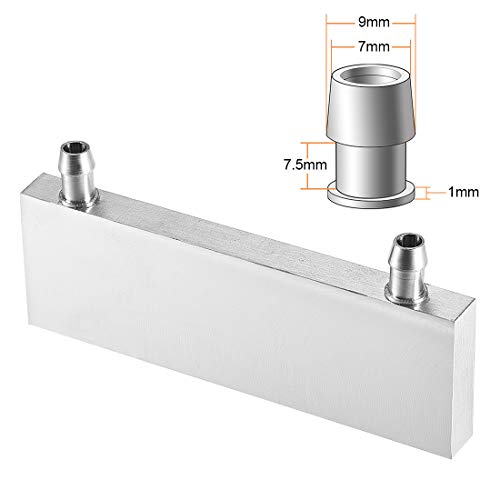 Refroidissant par eau aluminium 40x120x12mm solution contre surchauffe graphique PC