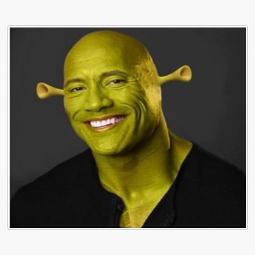 Dwayne 'The Shrok Johnson Sticker Vinyl Waterproof Sticker Decal Car