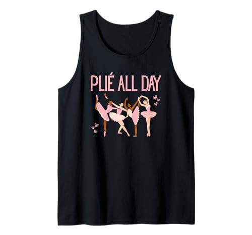 Equipo de ballet Plie All Day para bailarinas Camiseta sin Mangas