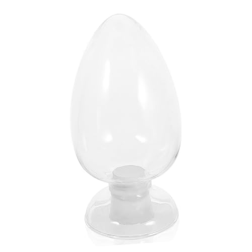 CORHAD Elegant Glass Match Holder Conical Bottle for Safe and Practical Storage