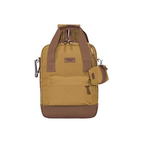 Mochila Prisma C/Porta Chupeta Mostarda