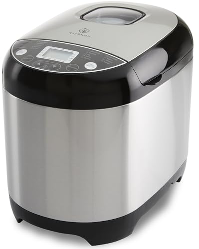 Nutrilovers NUTRI-BREAD-MAKER Edelstahl mit 19 Programmen